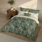 Funda nórdica Aspe Azul percal 200 hilos