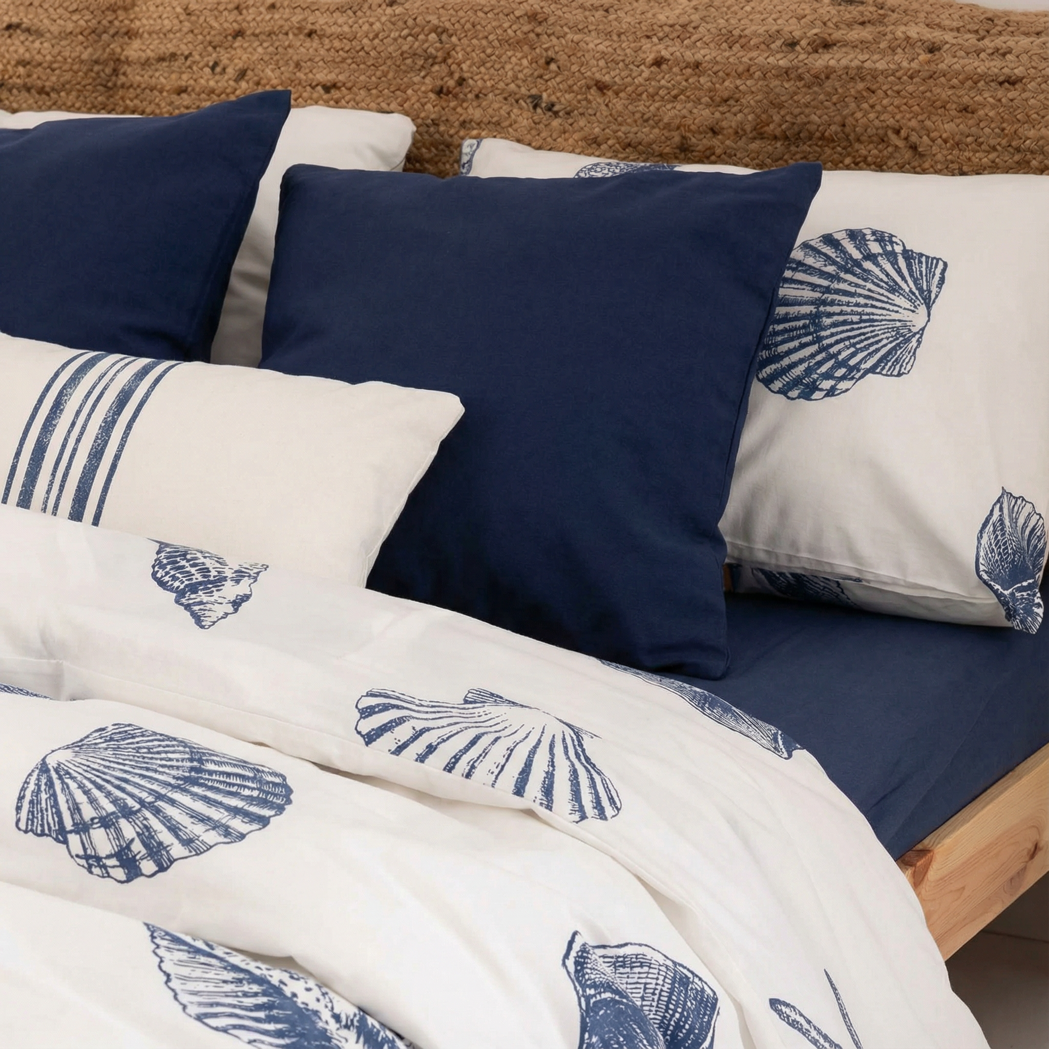 Dénia 200 thread count percale duvet cover