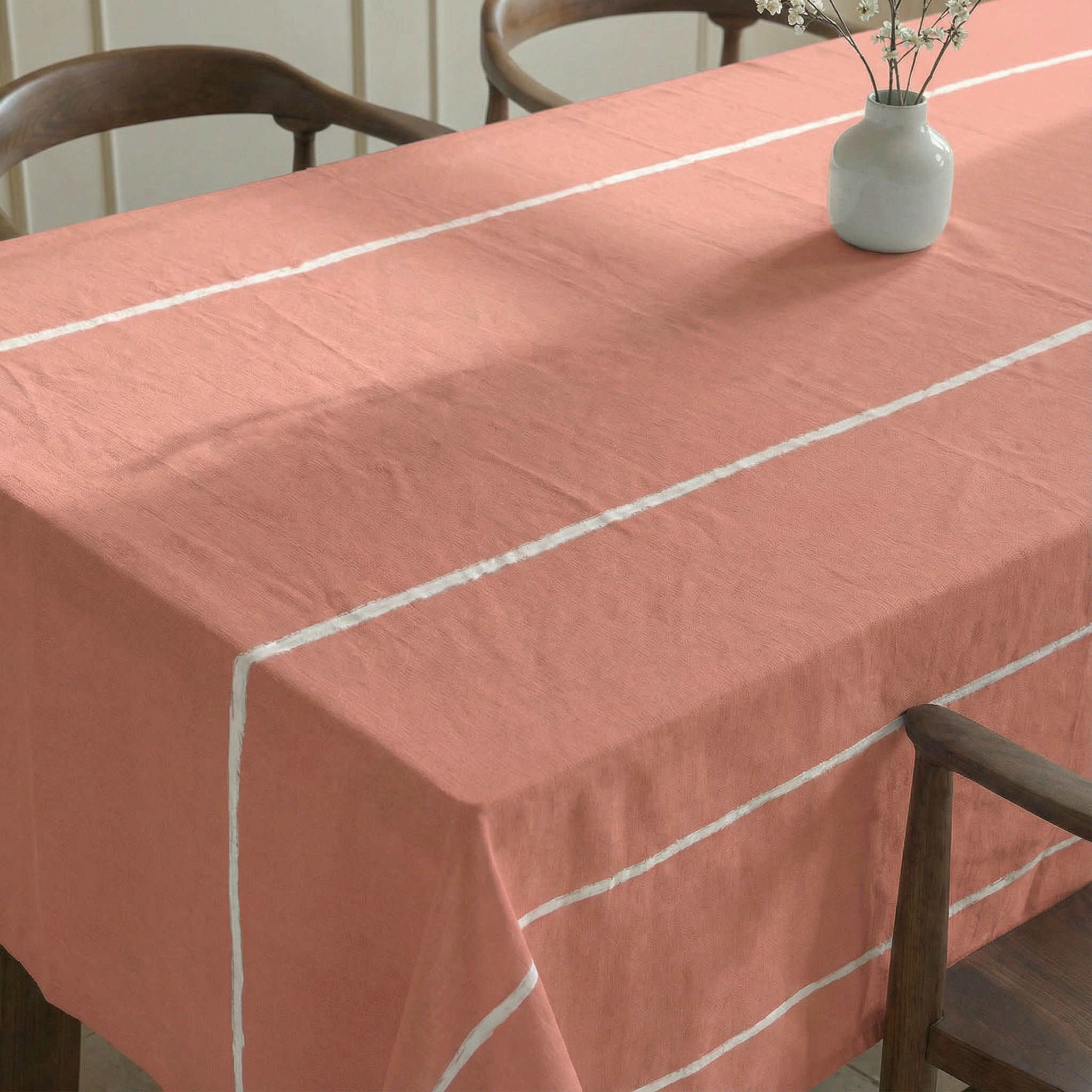 Drap housse Begur Coral percale 200 fils