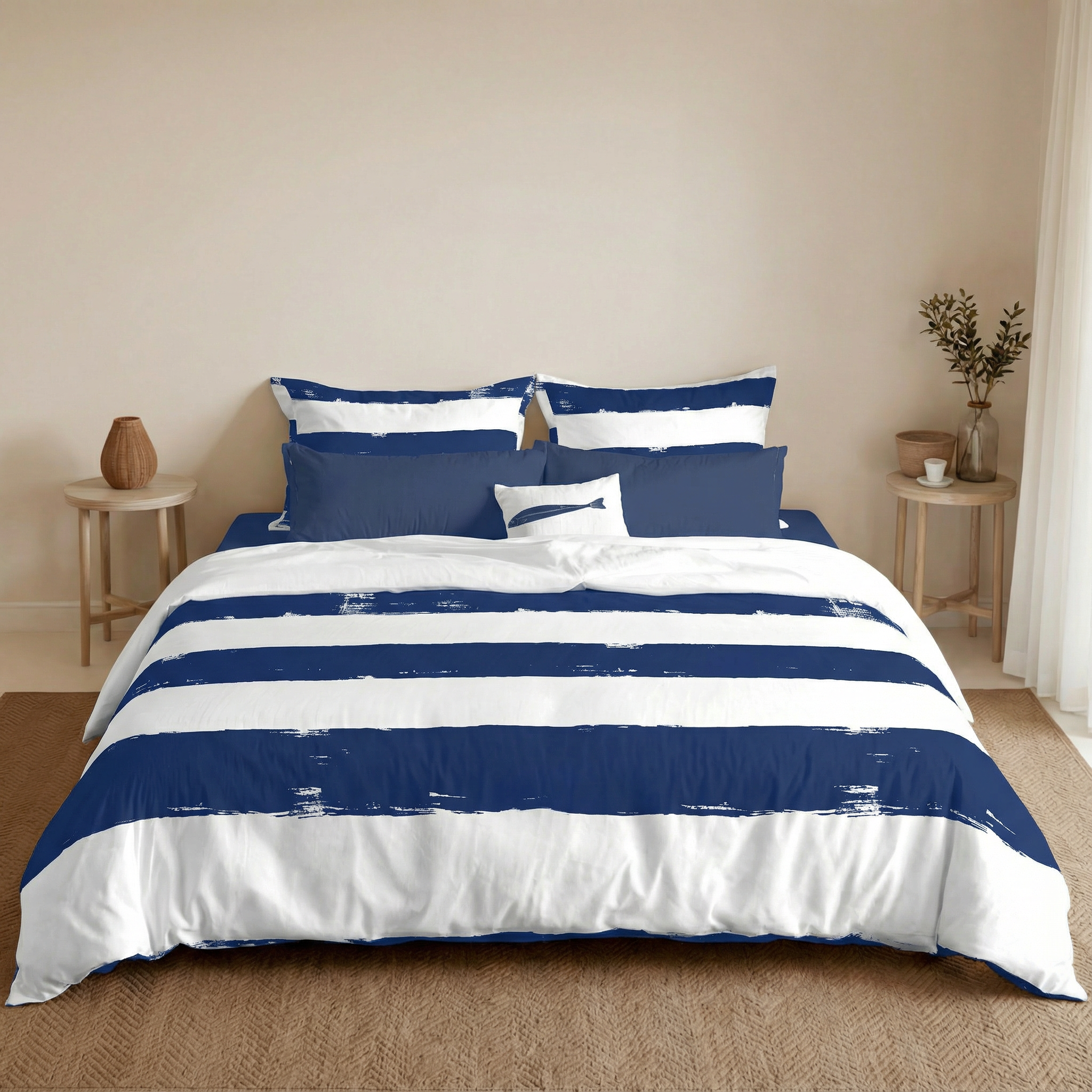 Housse de couette Cambrils en percale 200 fils