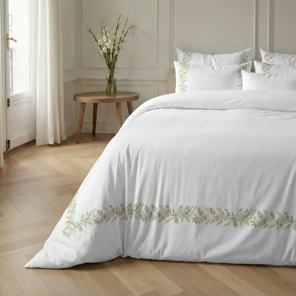 Housse de couette Altea en percale, 200 fils au pouce carré