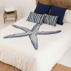 Blanes 200 thread count percale duvet cover