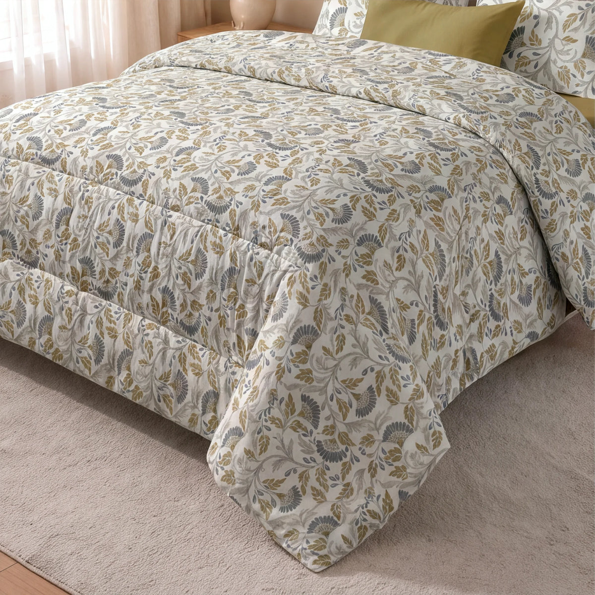 Edredón estampado acolchado Darmin B tacto suave