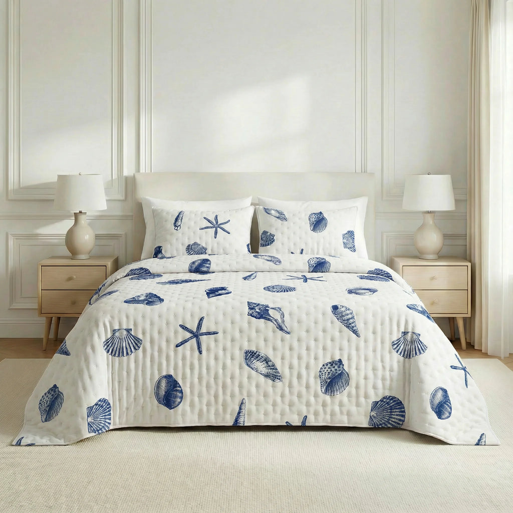 Dénia printed bedspread with a soft feel