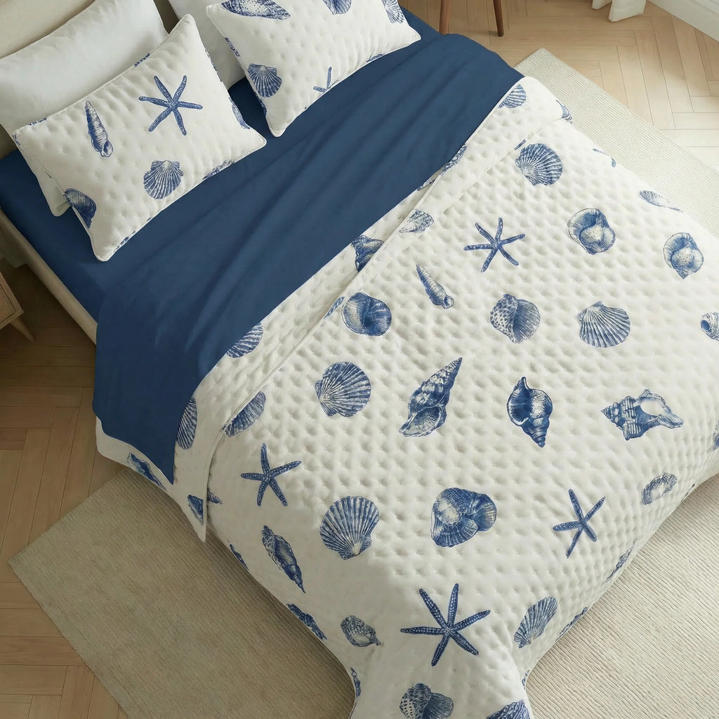 Dénia printed bedspread with a soft feel
