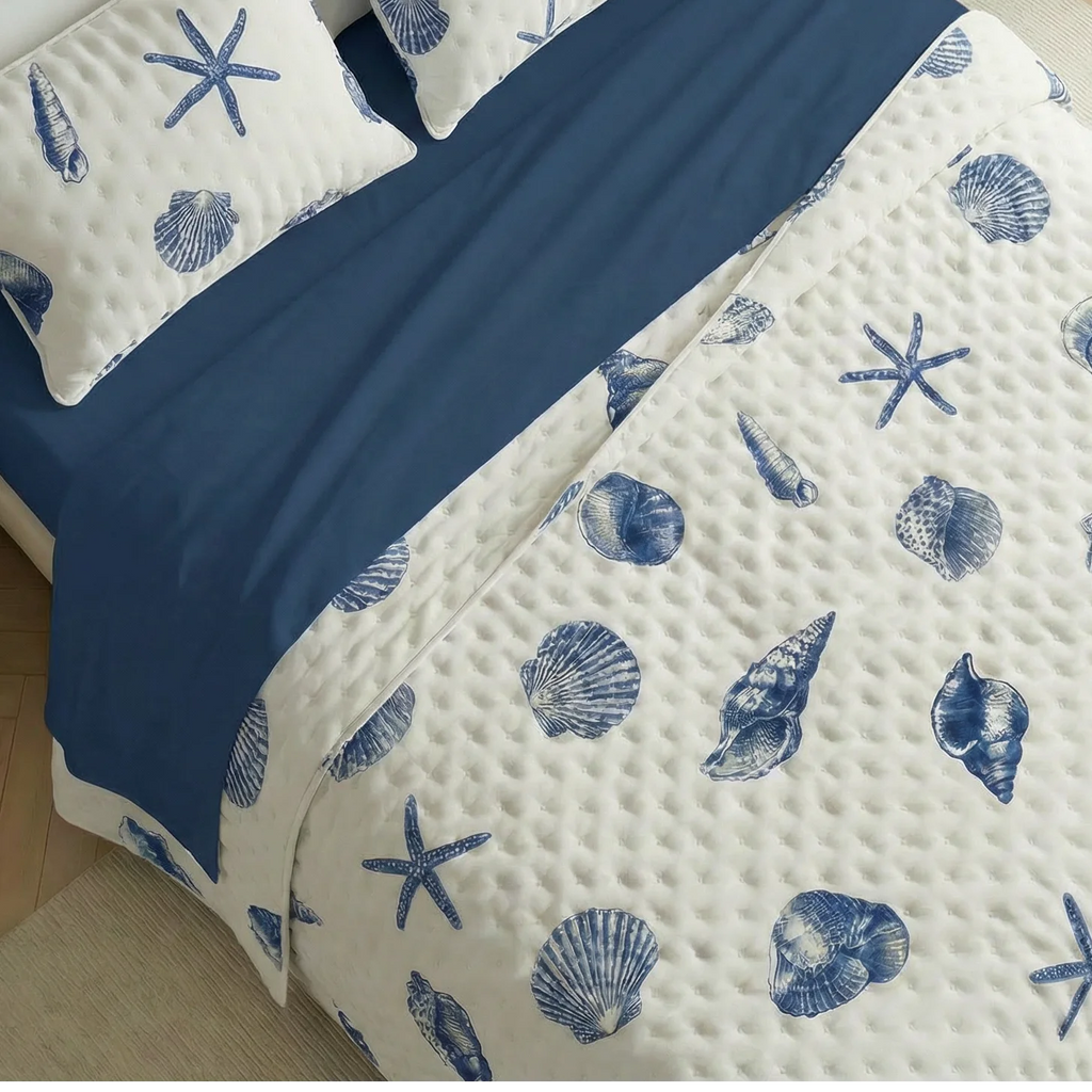Dénia printed bedspread with a soft feel