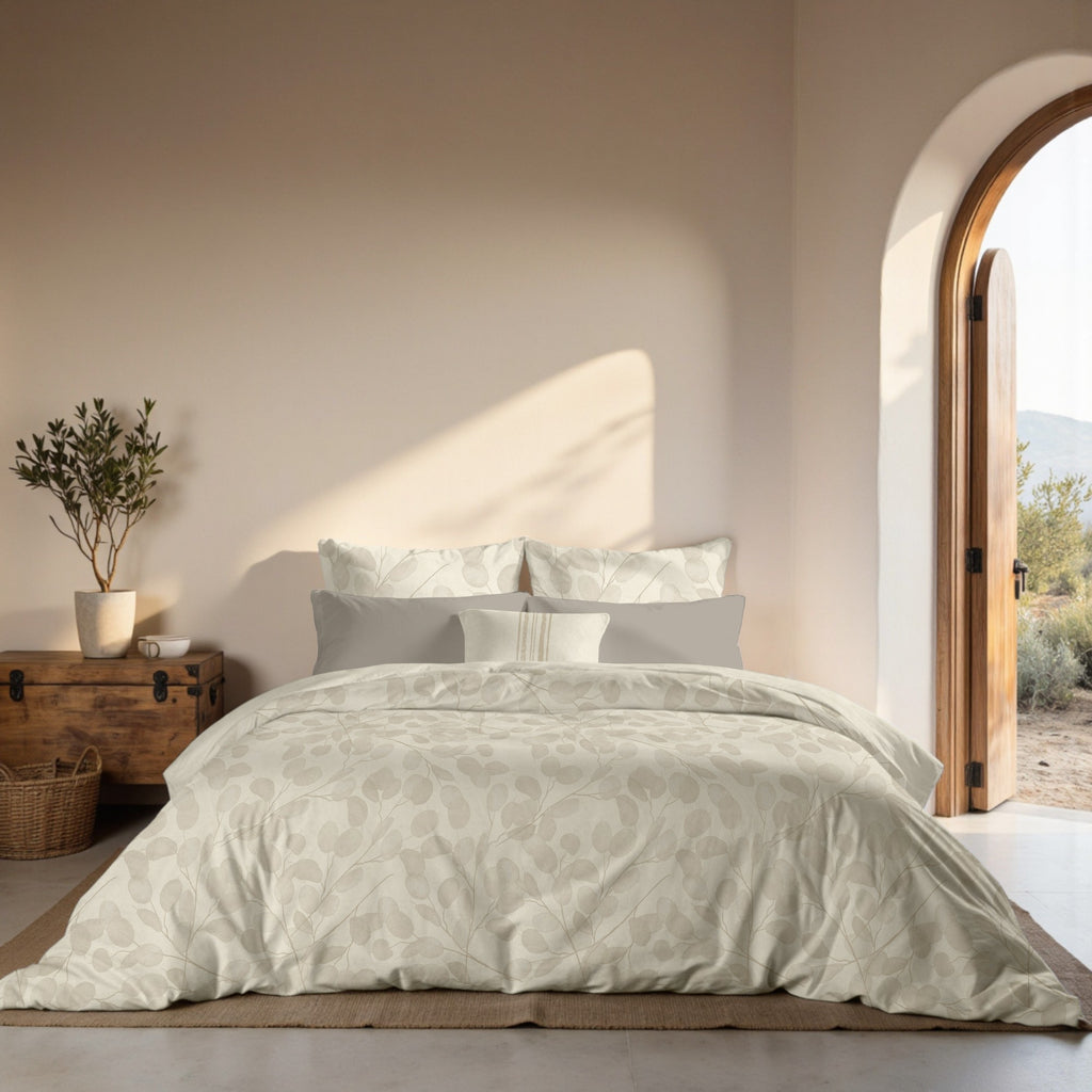 Elda 300 thread poplin duvet cover