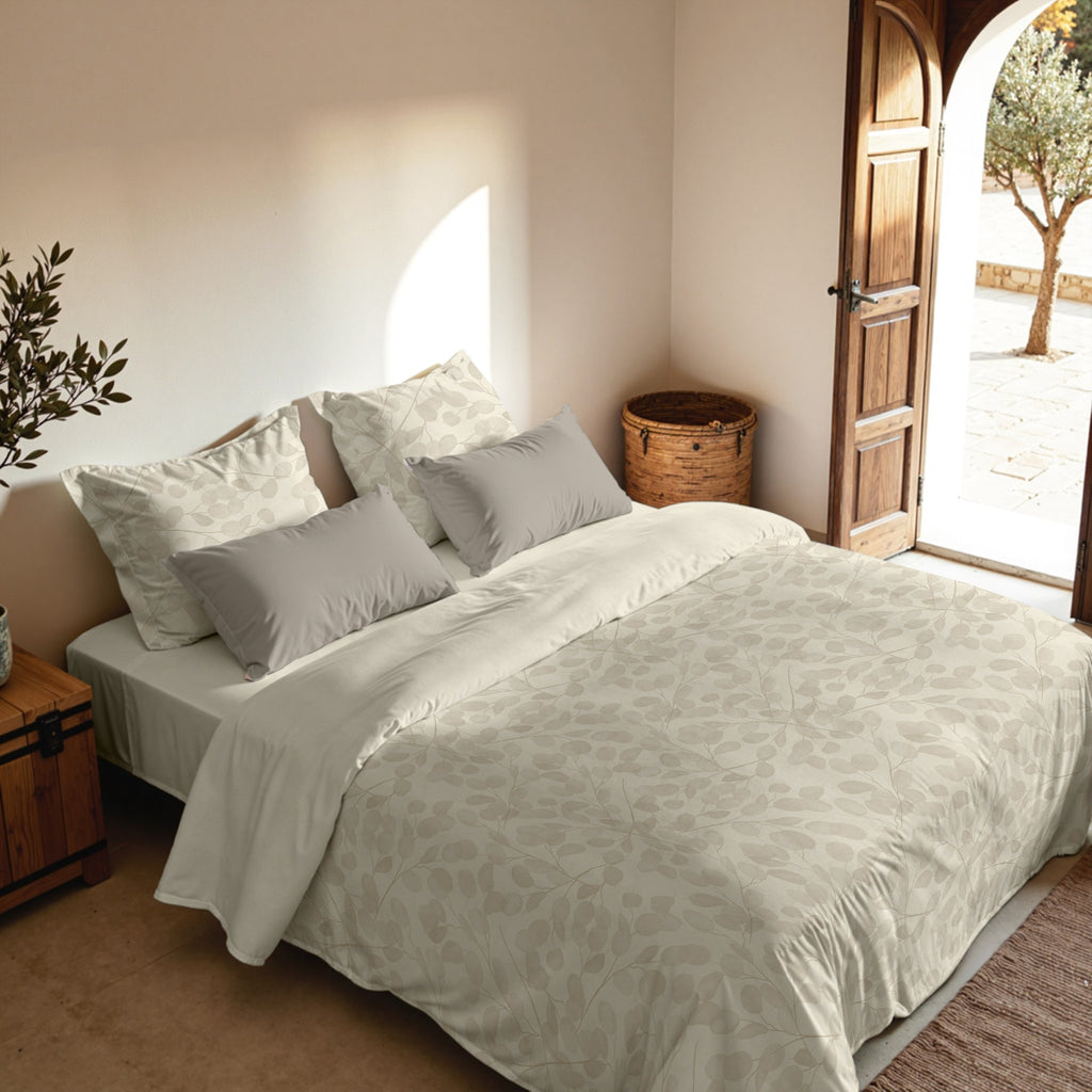 Elda 300 thread poplin duvet cover