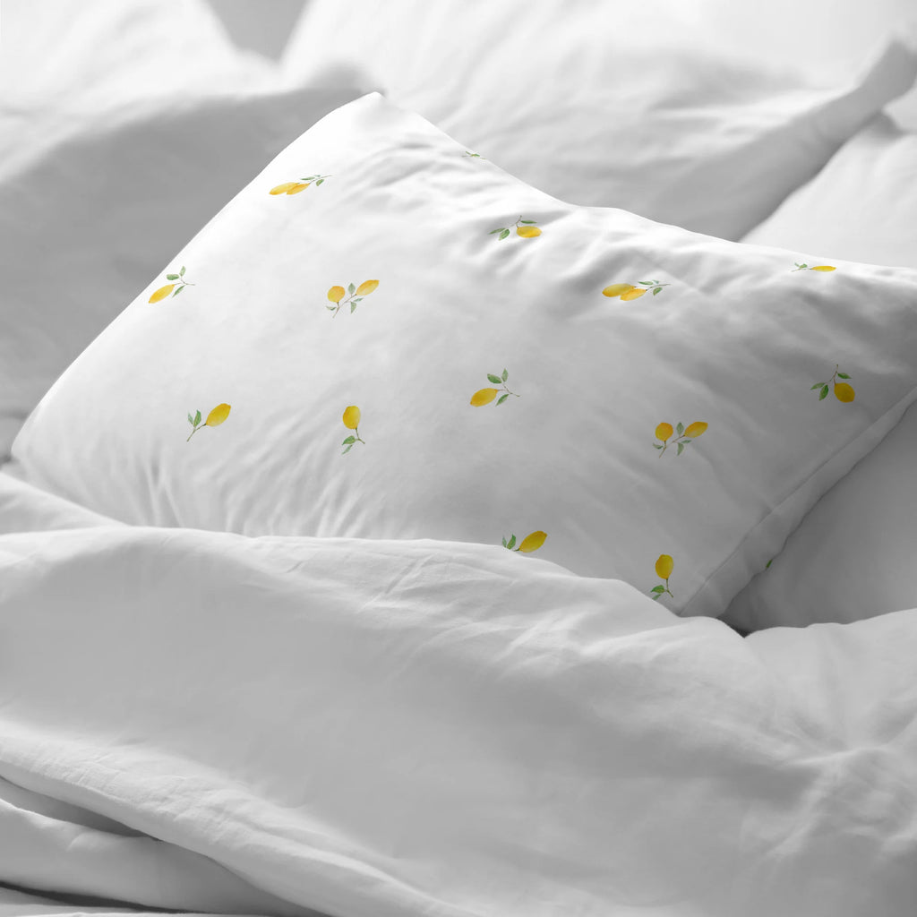 Eliana percale pillowcase, 200 thread count