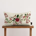 100% cotton Embroidery C cushion cover 30x50 cm