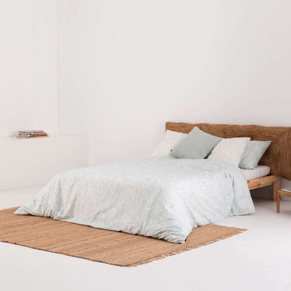 Estarit Mint 200 Thread Count Percale Duvet Cover