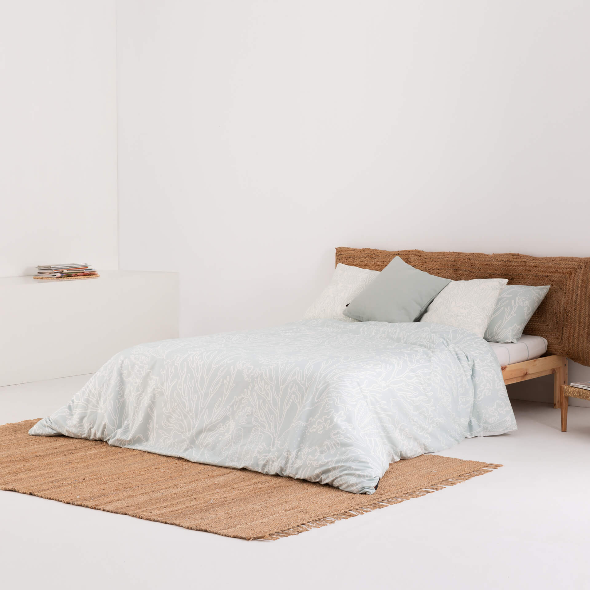 Estarit Mint 200 Thread Count Percale Duvet Cover