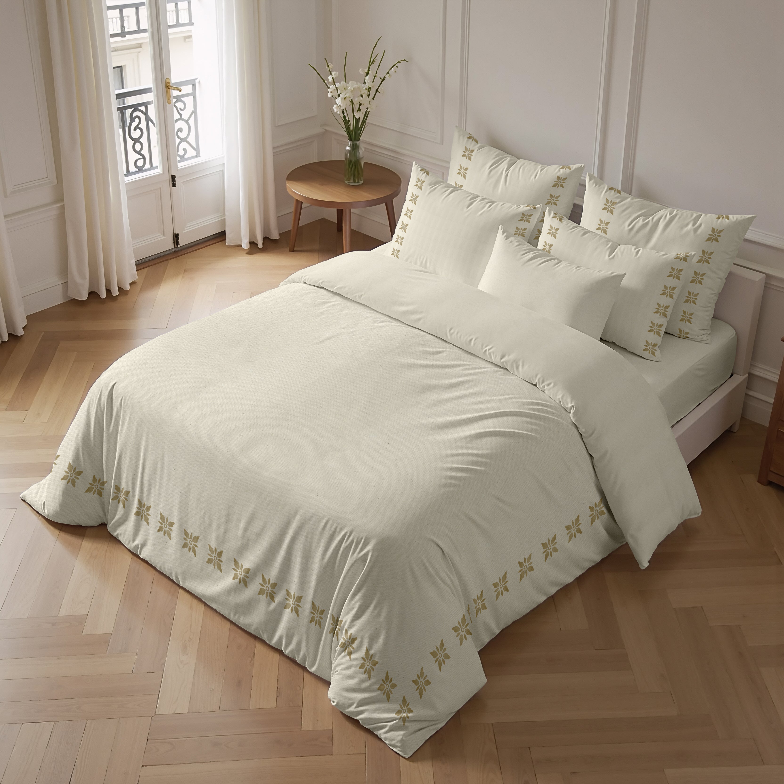 Housse de couette en popeline 300 fils Ferreira