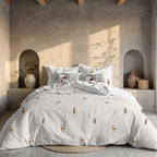 Forest Deer Click Duvet Cover