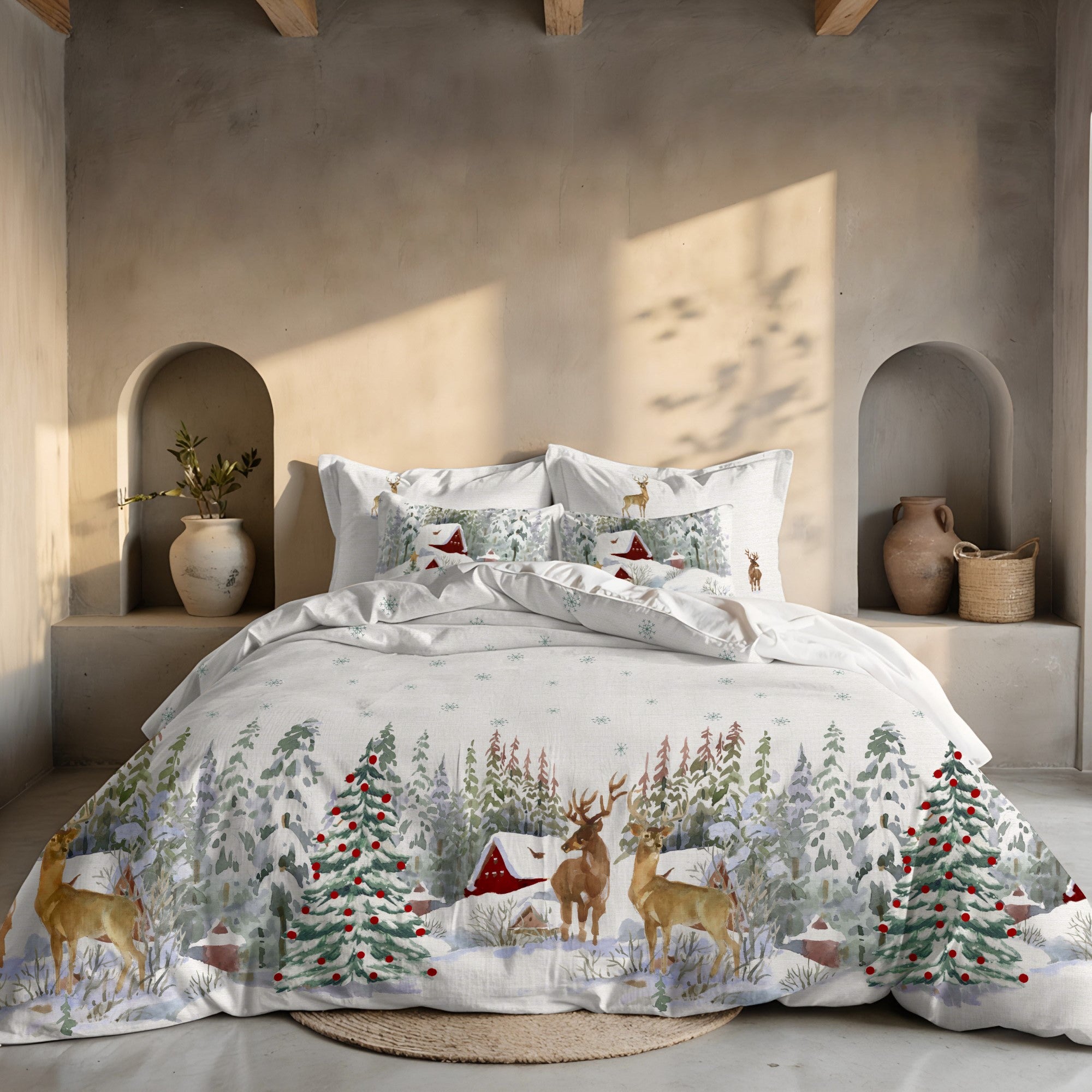 Funda nórdica con clicks Forest Fawn