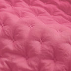 Couvre-lit matelassé uni, fuchsia, doux au toucher