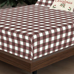 Large Vichy Christmas Sheet Set 100% Cotton