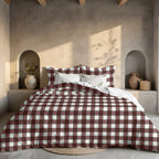 Funda nórdica con clicks Vichy Grande 100% algodón