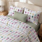 Edredón estampado acolchado Gari tacto suave