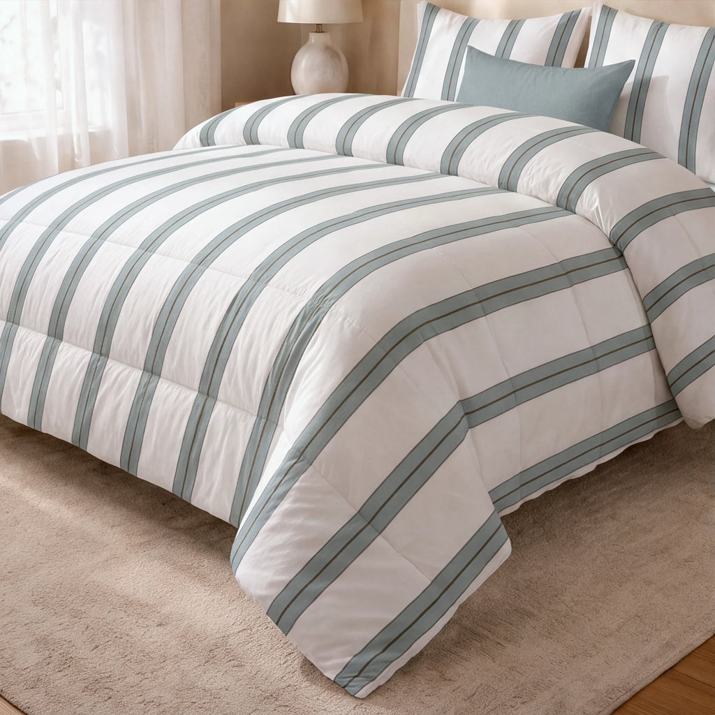 Edredón estampado acolchado Gava tacto suave