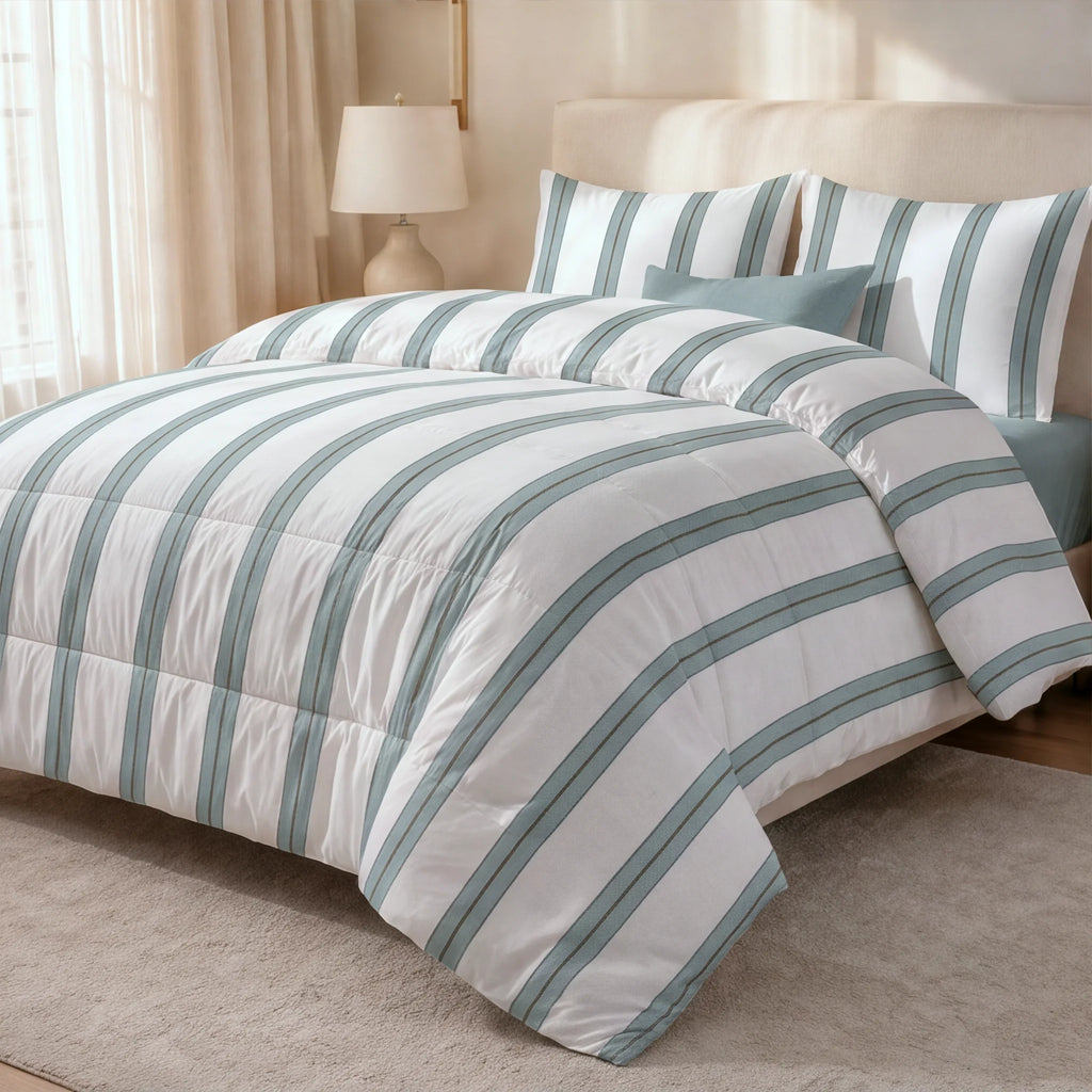 Edredón estampado acolchado Gava tacto suave