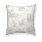 Taie d'oreiller Godella beige en percale 200 fils