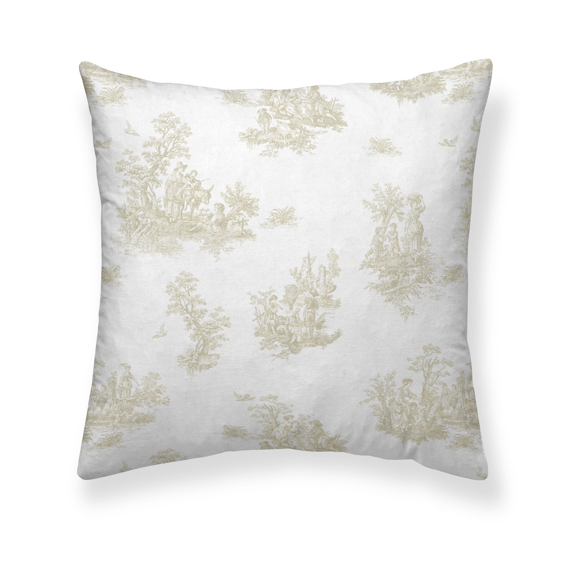 Funda de almohada Godella Beige percal 200 hilos