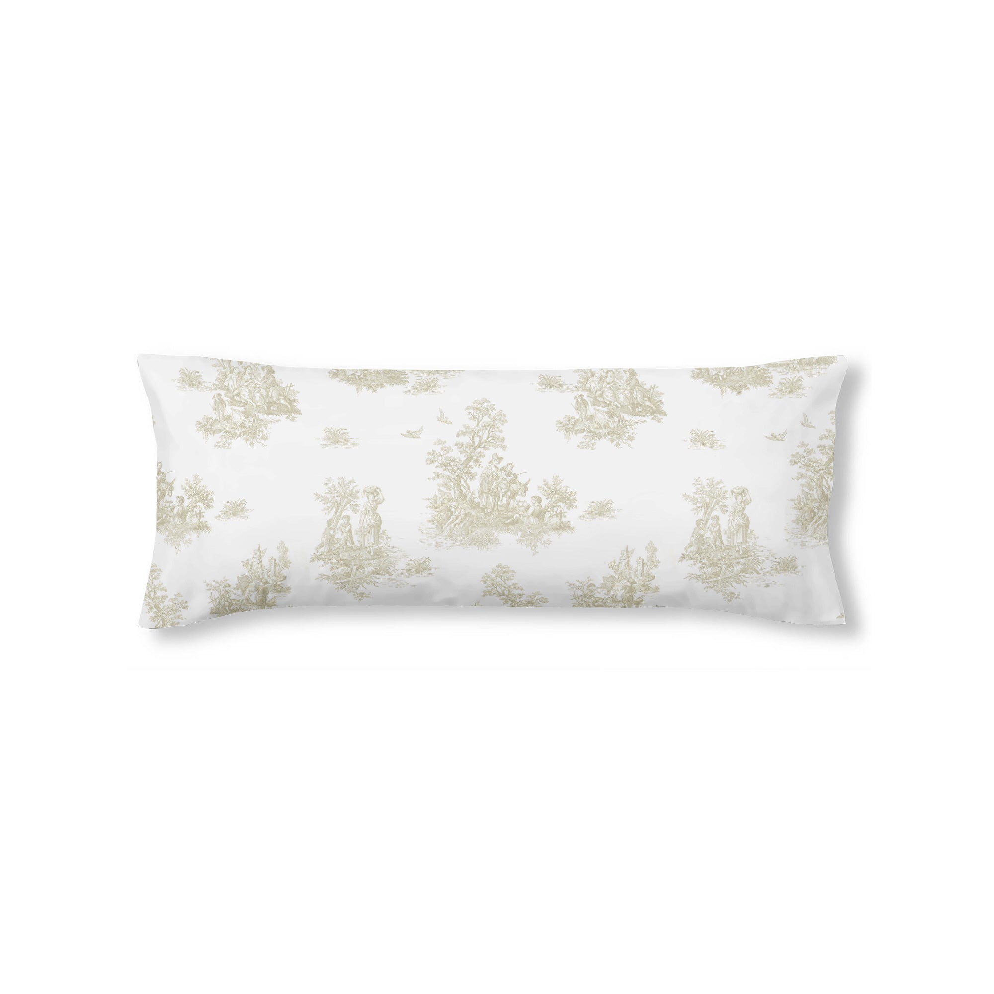 Funda de almohada Godella Beige percal 200 hilos