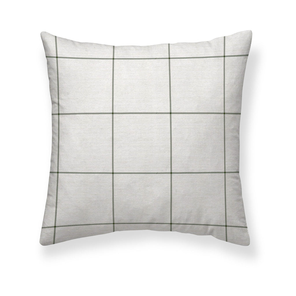 Green Windowpana Pillowcase