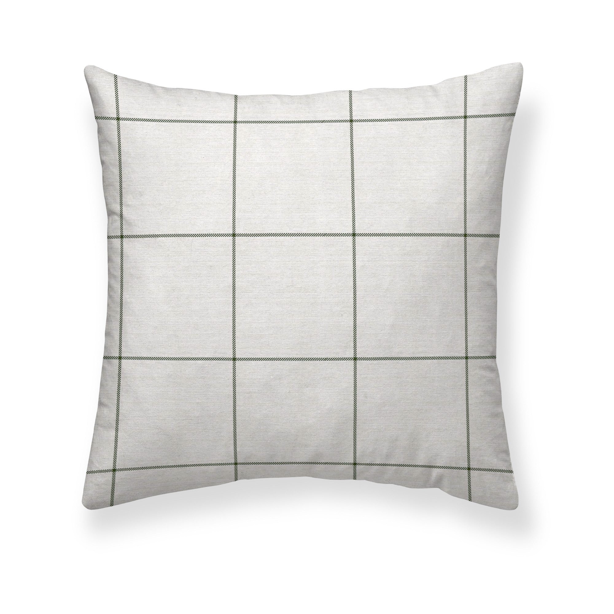 Green Windowpana Pillowcase