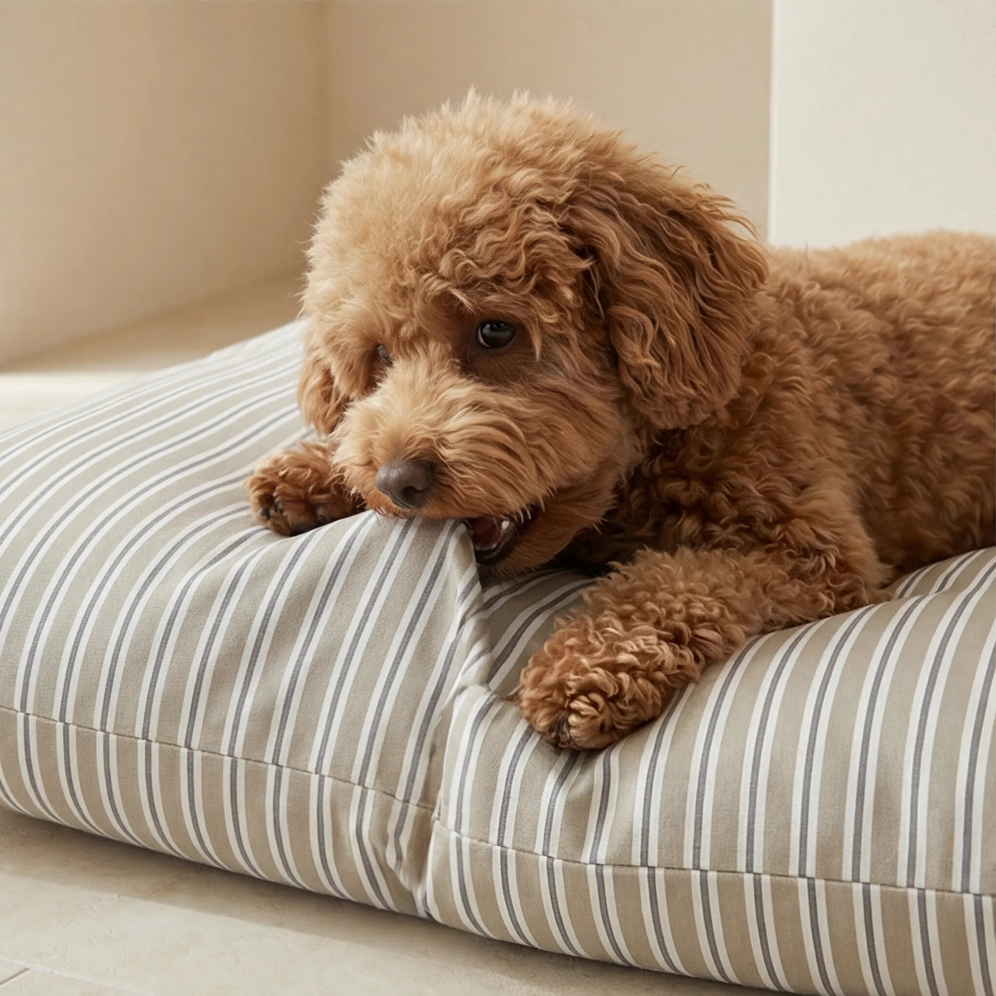 Joel stain-resistant pet bed cover