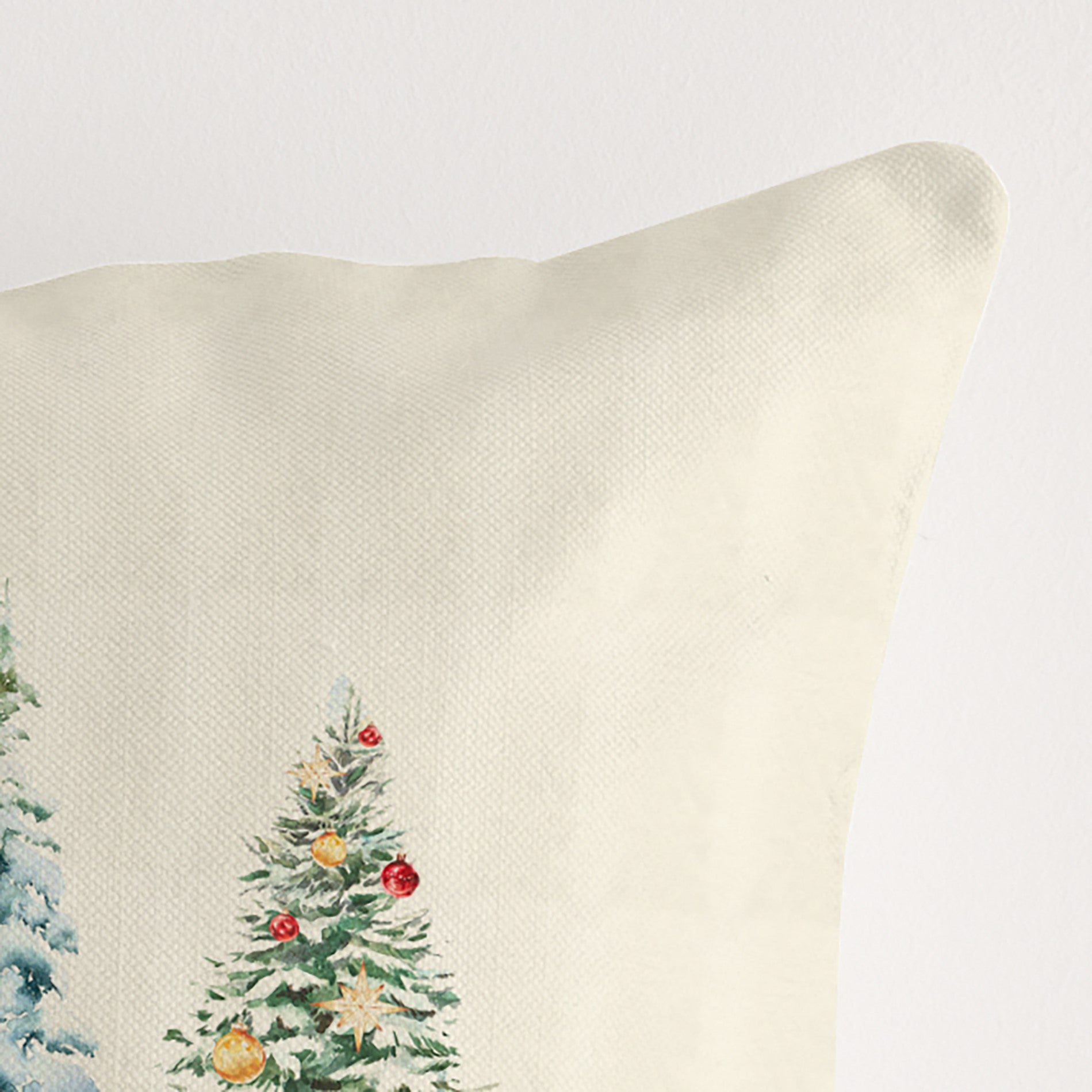 100% cotton cushion cover Christmas Landscape A 50x50 cm