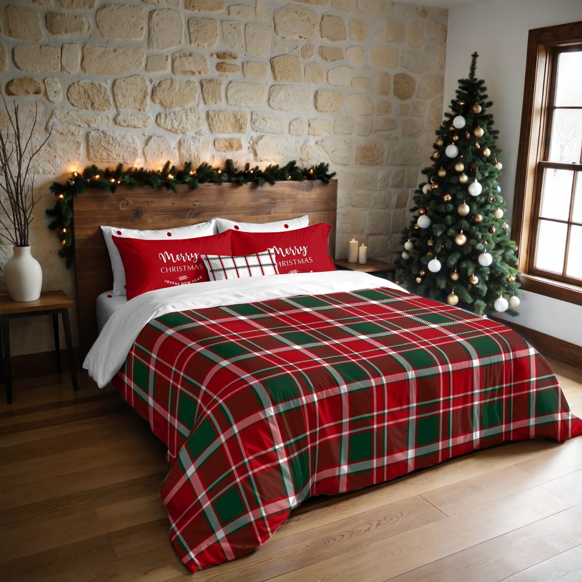 Funda nórdica con clicks 100% algodón Laponia 16