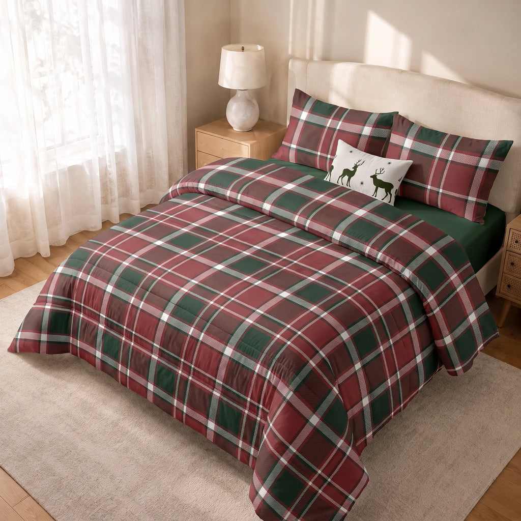 Edredón estampado acolchado Laponia 16 tacto suave
