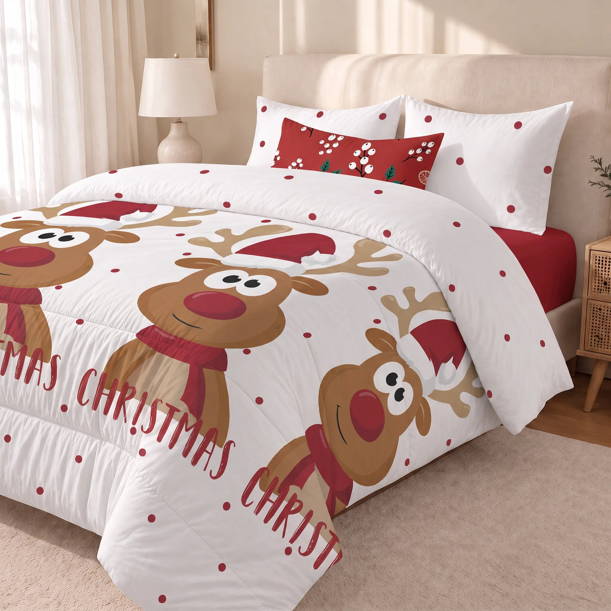 Edredón estampado acolchado Laponia 20 tacto suave