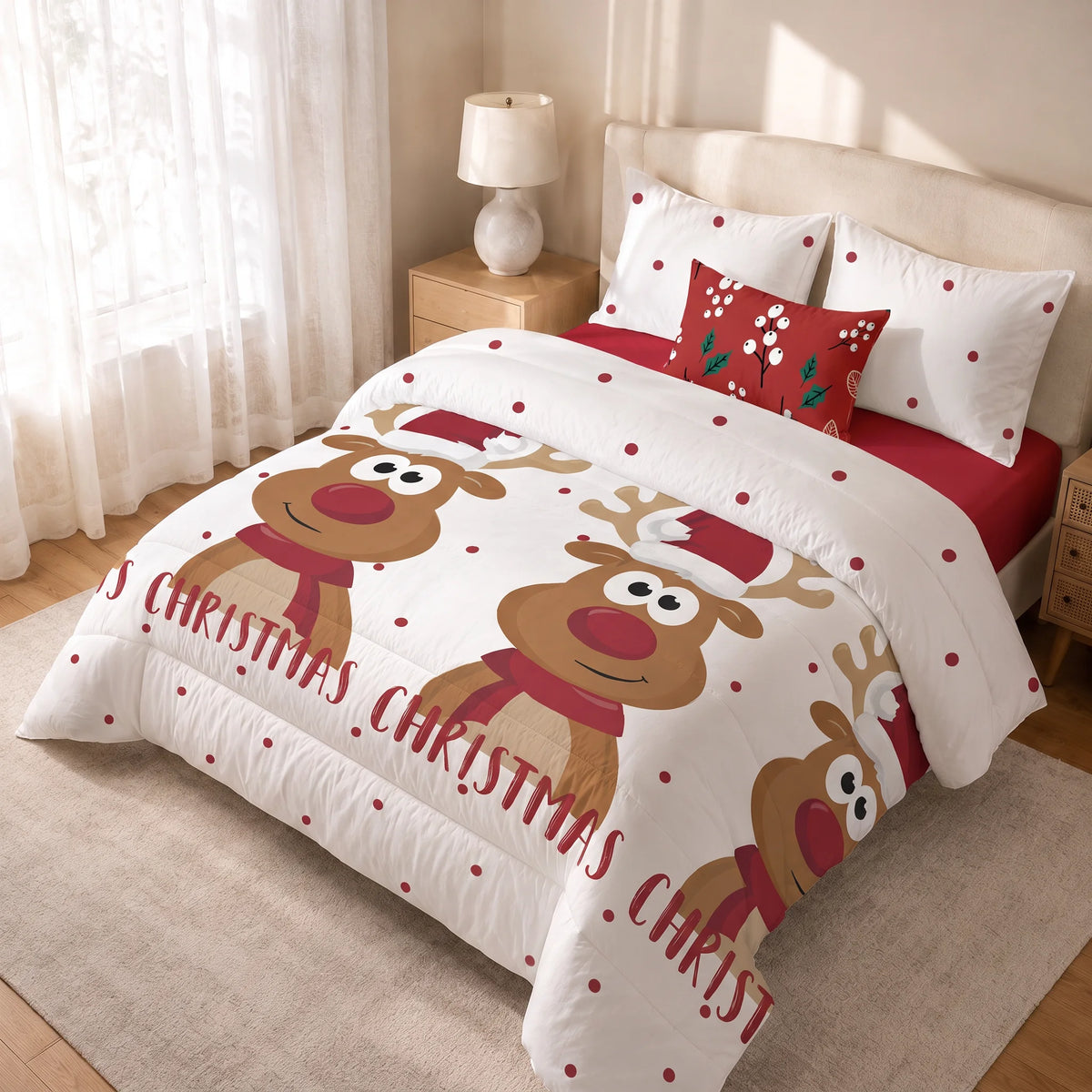 Edredón estampado acolchado Laponia 20 tacto suave
