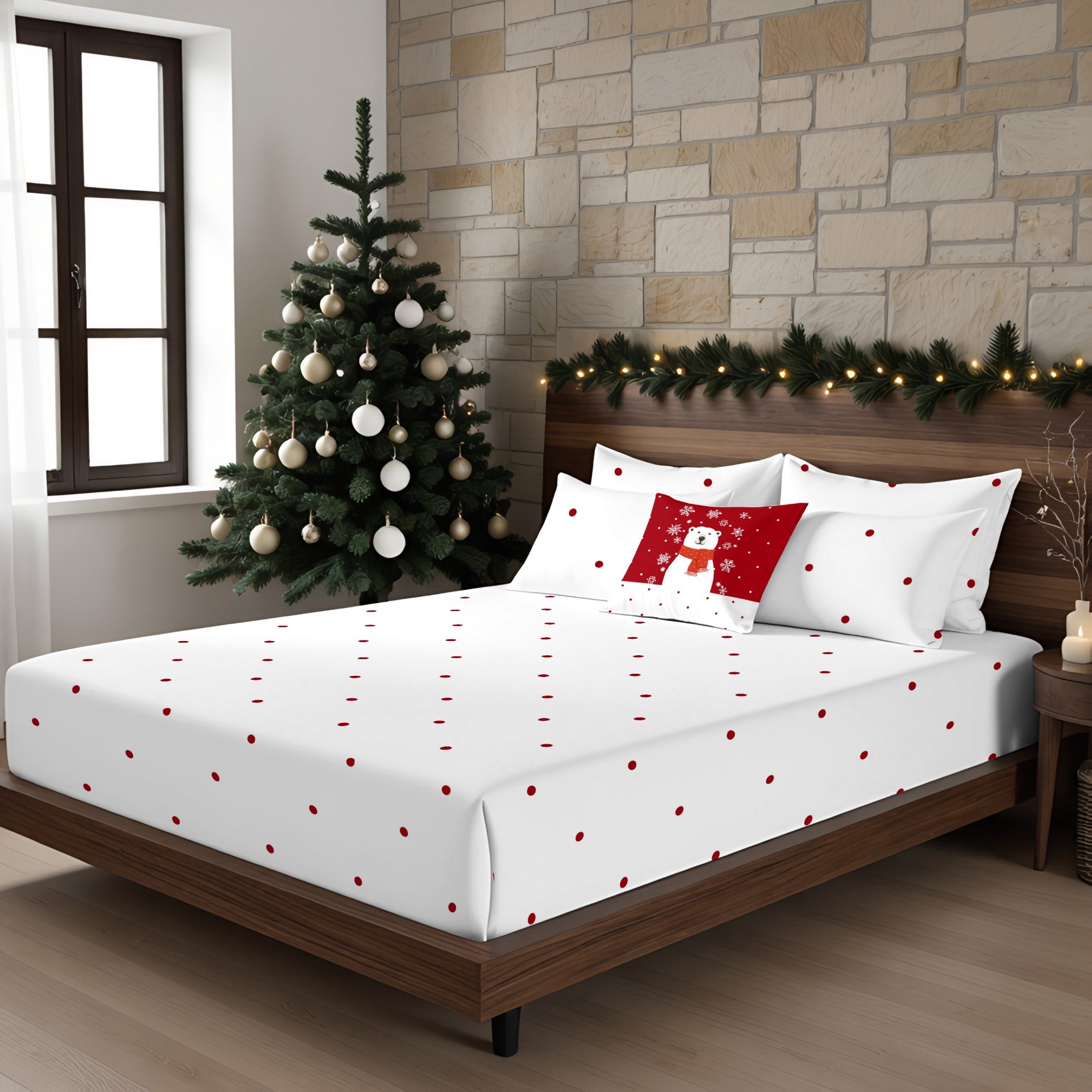 Lapland fitted sheet 47 100% cotton