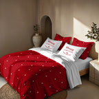 Funda nórdica con clicks 100% algodón Laponia 47 rojo