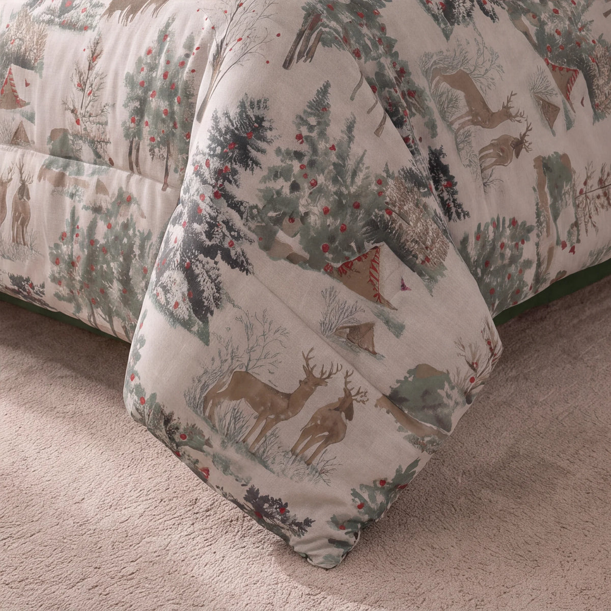 Edredón estampado acolchado Laponia 57 tacto suave