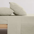 Ensemble de draps en percale de lin 200 fils