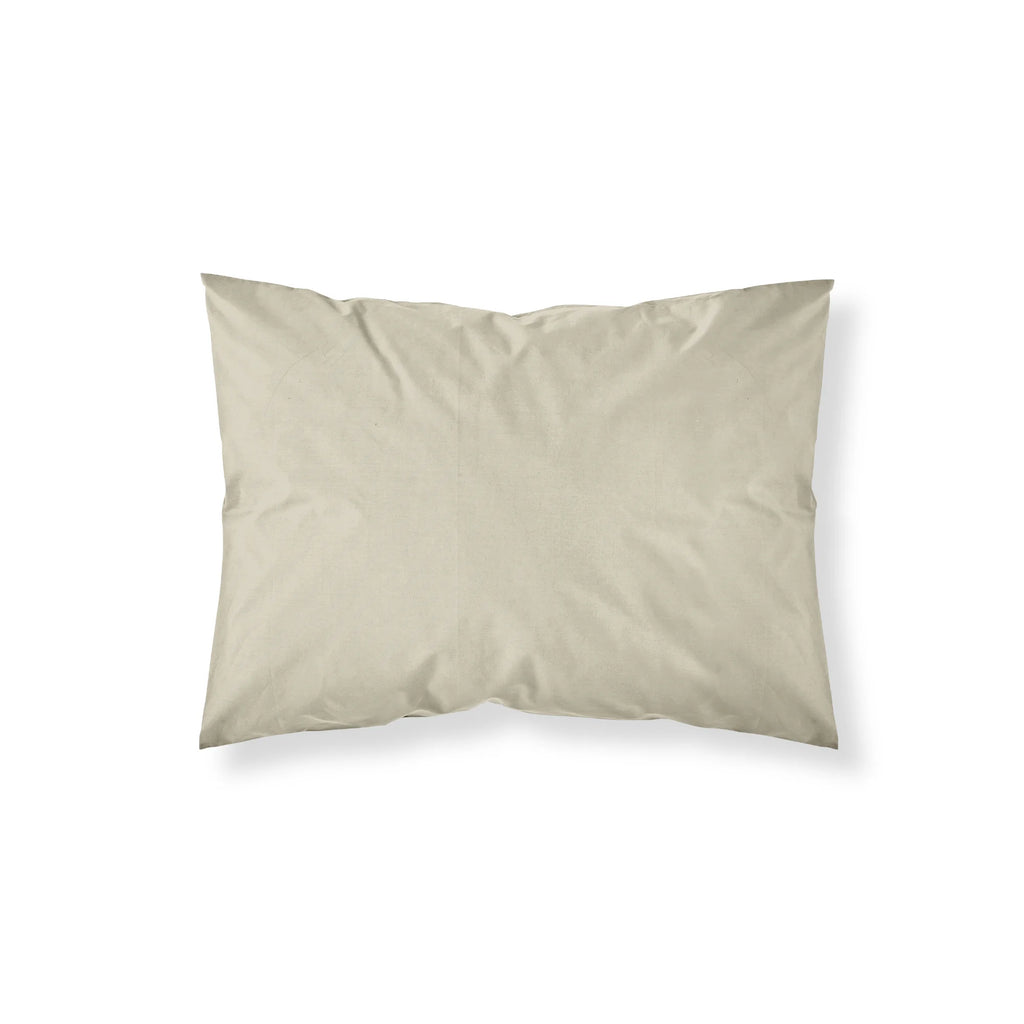 Funda de almohada percal 200 hilos lisa Lino