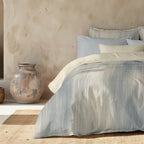 Lluc Blue Duvet Cover 200 Threads