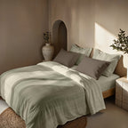 Lluc Green Duvet Cover 200 Threads