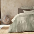 Lluc Green Duvet Cover 200 Threads
