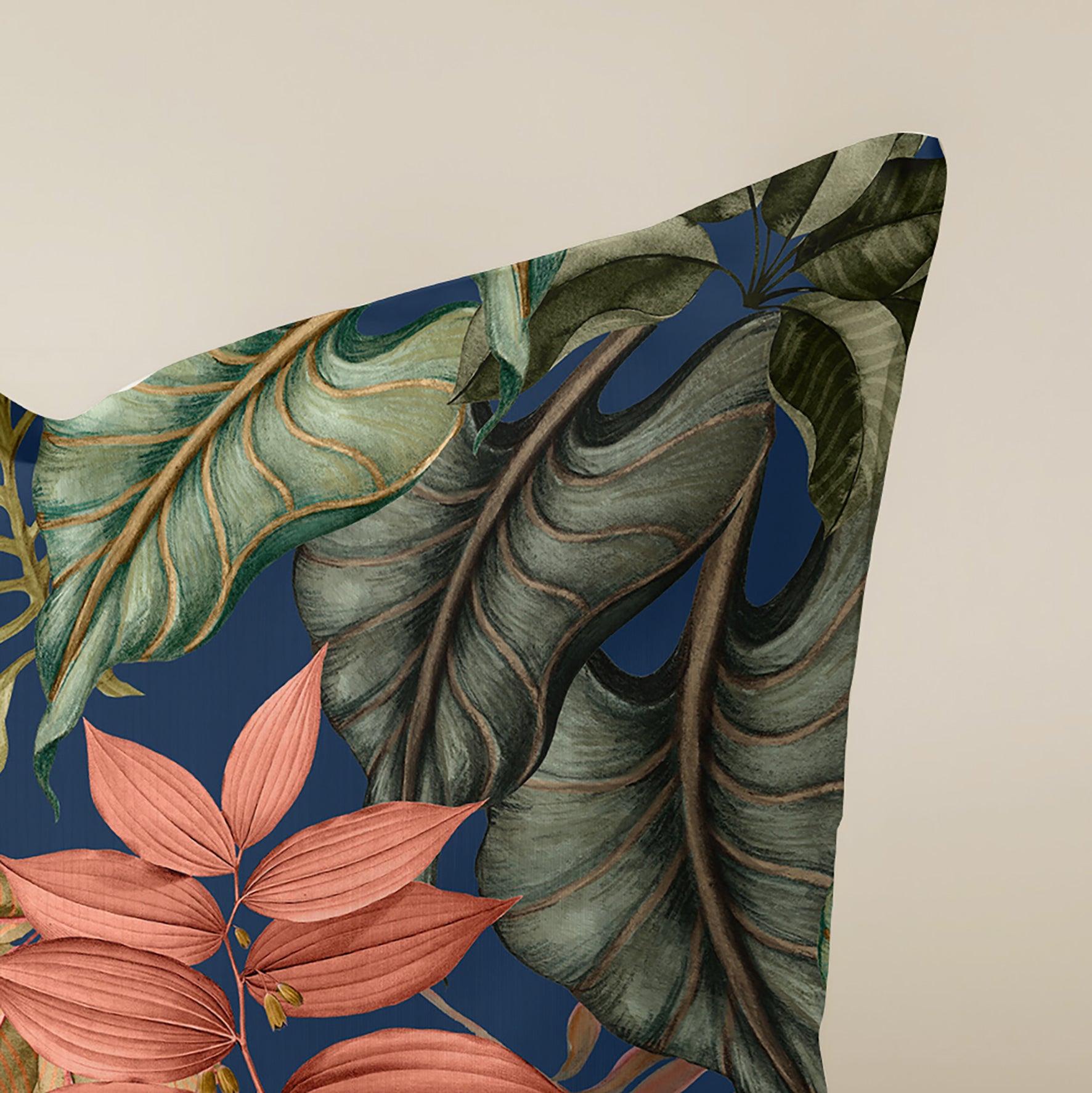 Housse de coussin 100 % coton 50 x 50 cm Loriguilla