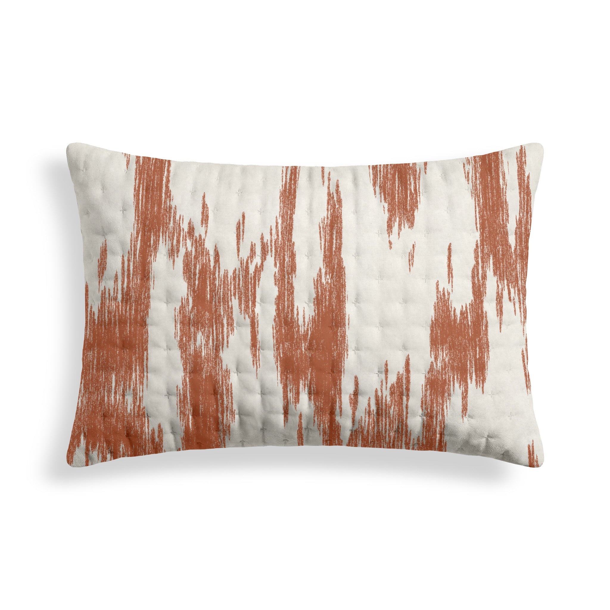 Printed quilted pillowcase Mahón Teja 50x80 cm