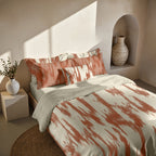 Mahón Teja 300 thread poplin duvet cover