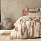 Mahón Teja 300 thread poplin duvet cover