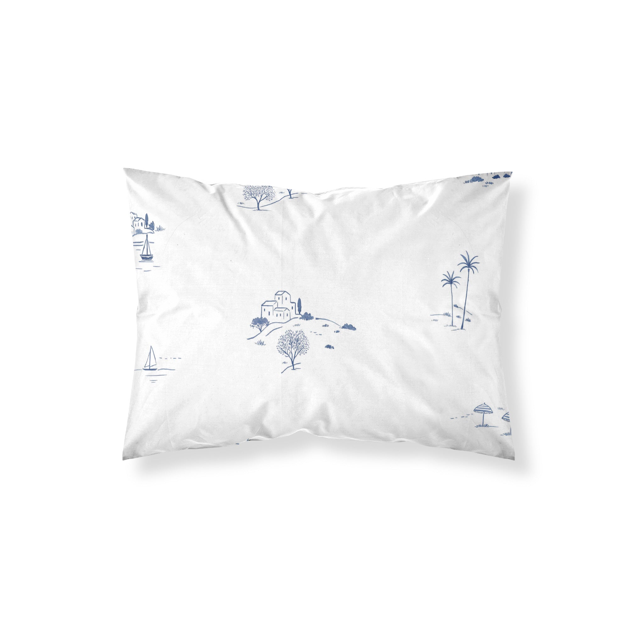Mareny percale pillowcase, 200 thread count