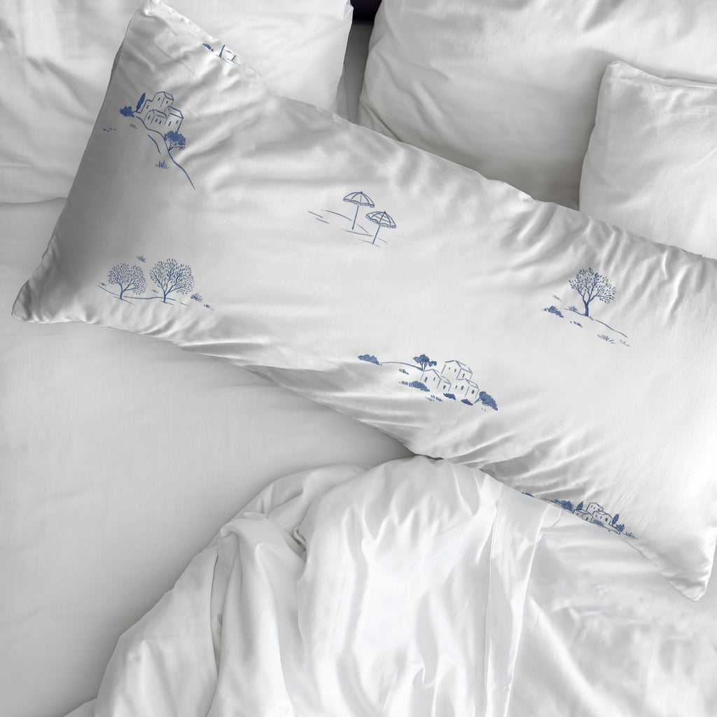 Mareny percale pillowcase, 200 thread count